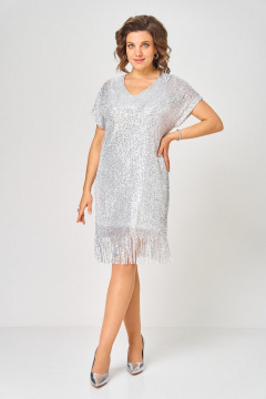 Платье Svetlana-Style 2046 белое_серебро - фото 1