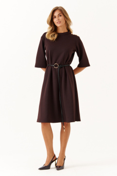 Платье Панда 118080 коричневый - фото 2