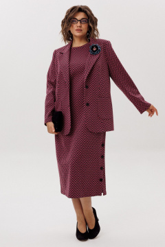 Платье Anelli 1755 рябиновая_волна - фото 5