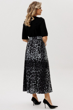 Юбка Faufilure C947 серый_леопард - фото 3