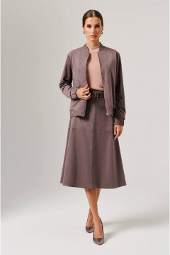 Блуза Nelva 1906 серо-розовый - фото 3