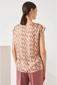 Блуза Nelva 22799 мультиколор - фото 2