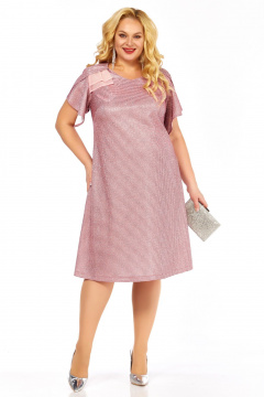 Платье Belinga 1240 розовый - фото 3