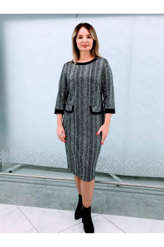 Платье TAEMNA 22041/1 серый - фото 1