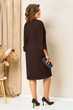 Платье VOLNA 1443 шоколадно-коричневый - фото 4