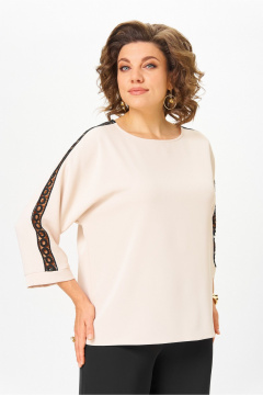 Блуза Rumoda 2274_дл_бежевый - фото 3