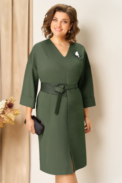 Платье VOLNA 1443 олива - фото 2