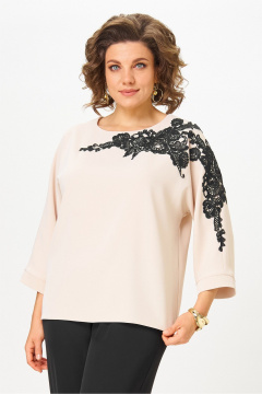 Блуза Rumoda 2277_дл_бежевый - фото 1