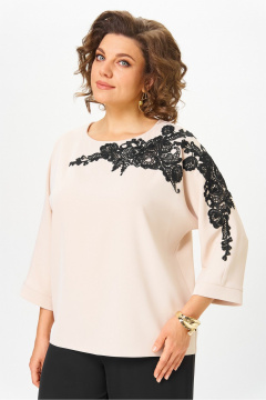 Блуза Rumoda 2277_дл_бежевый - фото 3