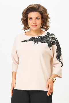 Блуза Rumoda 2277_дл_бежевый - фото 2