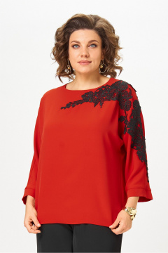 Блуза Rumoda 2277_дл_красный - фото 4