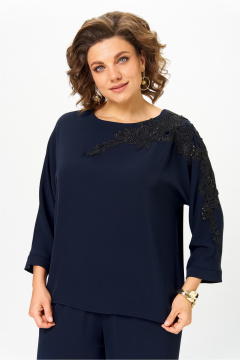 Блуза Rumoda 2277_дл_синий - фото 1