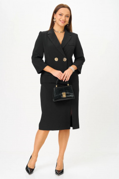 Платье Твой имидж 2306 черный - фото 4