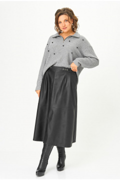 Юбка Andina city 1022-25 черный - фото 1