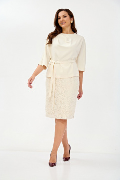 Блуза, юбка TVIN 7886 молочный - фото 2