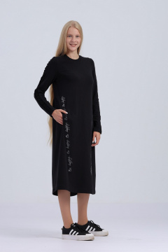 Платье Полинушка 645/1 черный - фото 2