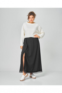 Юбка GRATTO 6208 черный - фото 2