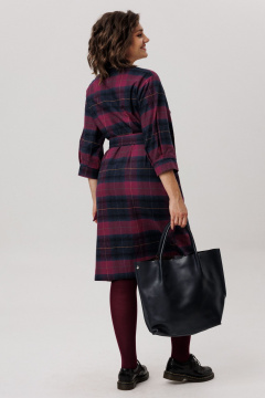 Платье Anelli 1728 винная_геометрия - фото 5