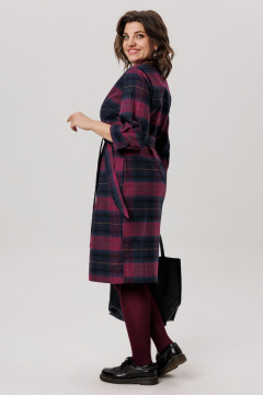 Платье Anelli 1728 винная_геометрия - фото 2