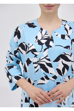 Платье Полинушка 335 голубой - фото 3