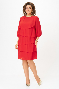 Платье DaLi 4627 красное - фото 1