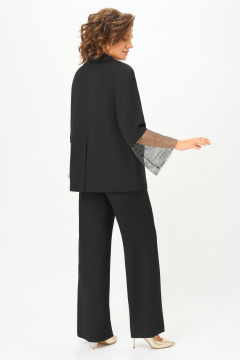 Брюки, жакет, топ DaLi 7064 чёрный - фото 4