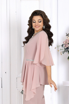 Блуза, брюки Ninele 7512 пудра - фото 3