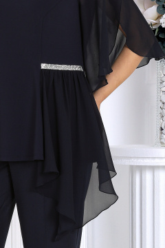 Блуза, брюки Ninele 7512 синий - фото 2