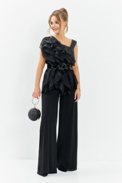 Блуза, брюки Euromoda 674 черный - фото 1