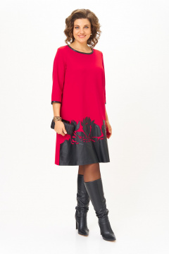 Платье Michel chic 2140/1 красный - фото 2