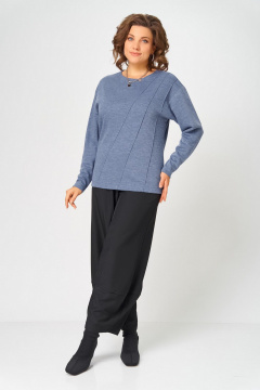 Джемпер Bliss 4235 стальной_синий - фото 3