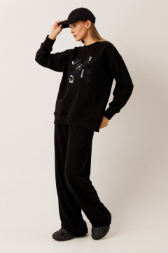 Свитшот KOKOdea 23004 чёрный - фото 5