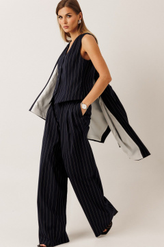 Брюки, жакет KOKOdea 30006 тёмно-синий - фото 5