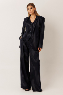 Брюки KOKOdea 50006.1 тёмно-синий - фото 5