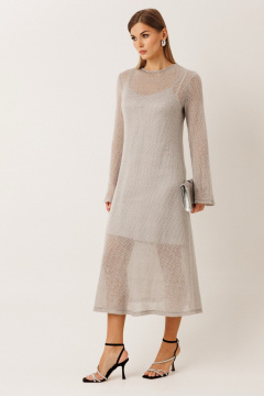 Платье KOKOdea 70009 серый - фото 1