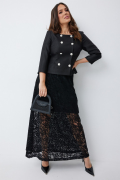 Жакет, юбка Магия моды 2653 черный - фото 2