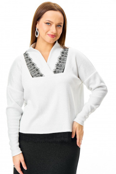 Джемпер T&N 7723 белый - фото 2