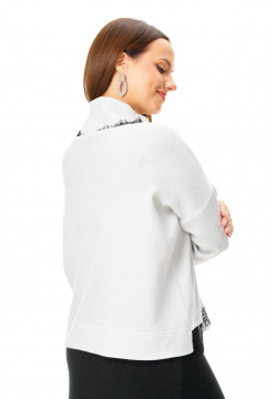 Джемпер T&N 7723 белый - фото 3