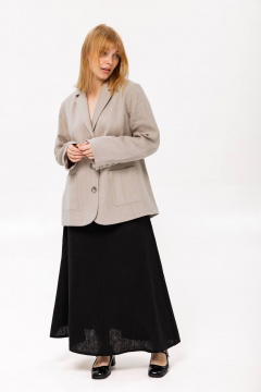 Жакет SHLOMO 6-1 светло-серый - фото 1