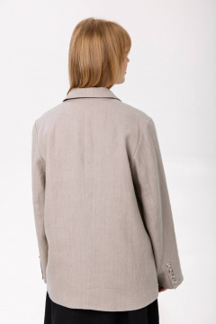 Жакет SHLOMO 6-1 светло-серый - фото 2