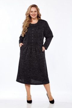 Платье СиБон 0224а асфальт - фото 1