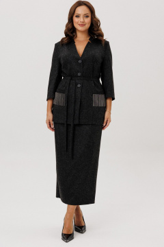 Жакет, юбка TVIN 7993 графит - фото 1