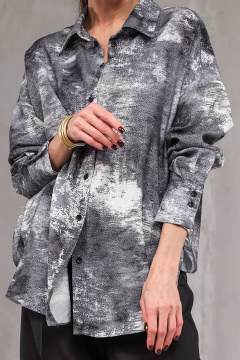 Блуза Erika 7076 серый - фото 2
