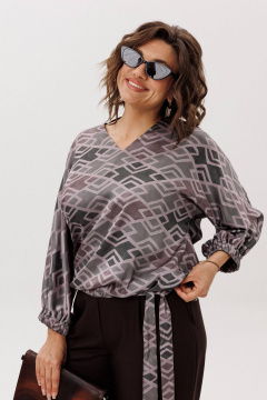 Блуза Anelli 1662 ромбовидные_холмы - фото 1