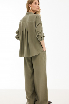 Блуза, брюки Prestige 5537 оливка - фото 4