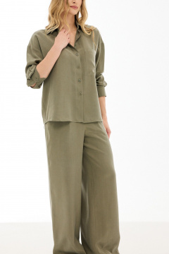 Блуза, брюки Prestige 5537 оливка - фото 3