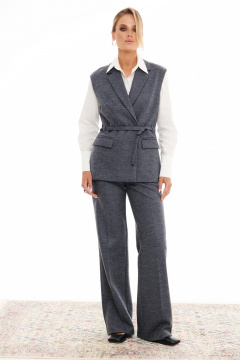 Брюки, жилет Prestige 5564 темно-серый - фото 3