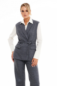 Брюки, жилет Prestige 5564 темно-серый - фото 1