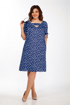 Lady Secret 3653.1 синий+горошек