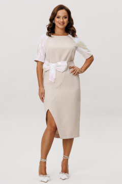 Платье Mubliz 296 экрю - фото 1